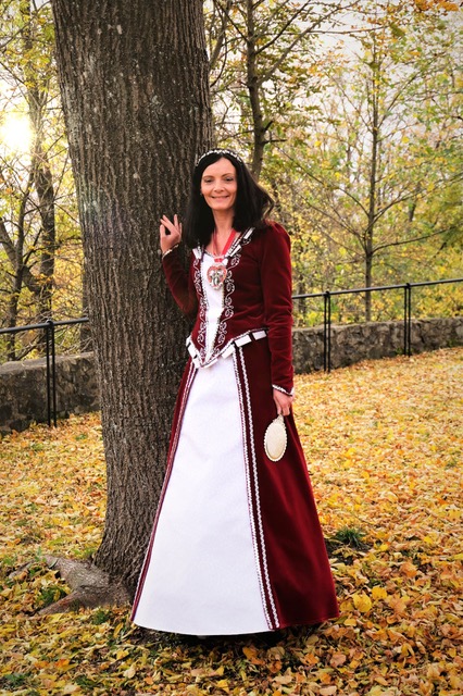 Ein Prinzessinnen Ornat für eine Dame genäht in der Karnevalsschneiderei arenz Dernbach.