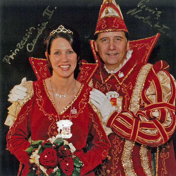 Prinzenkostüme für das Prinzenpaar der KSK Gross-Gerau