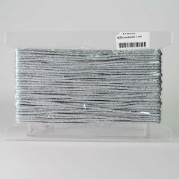 6316190 lurexkordel 3 mm karte silber